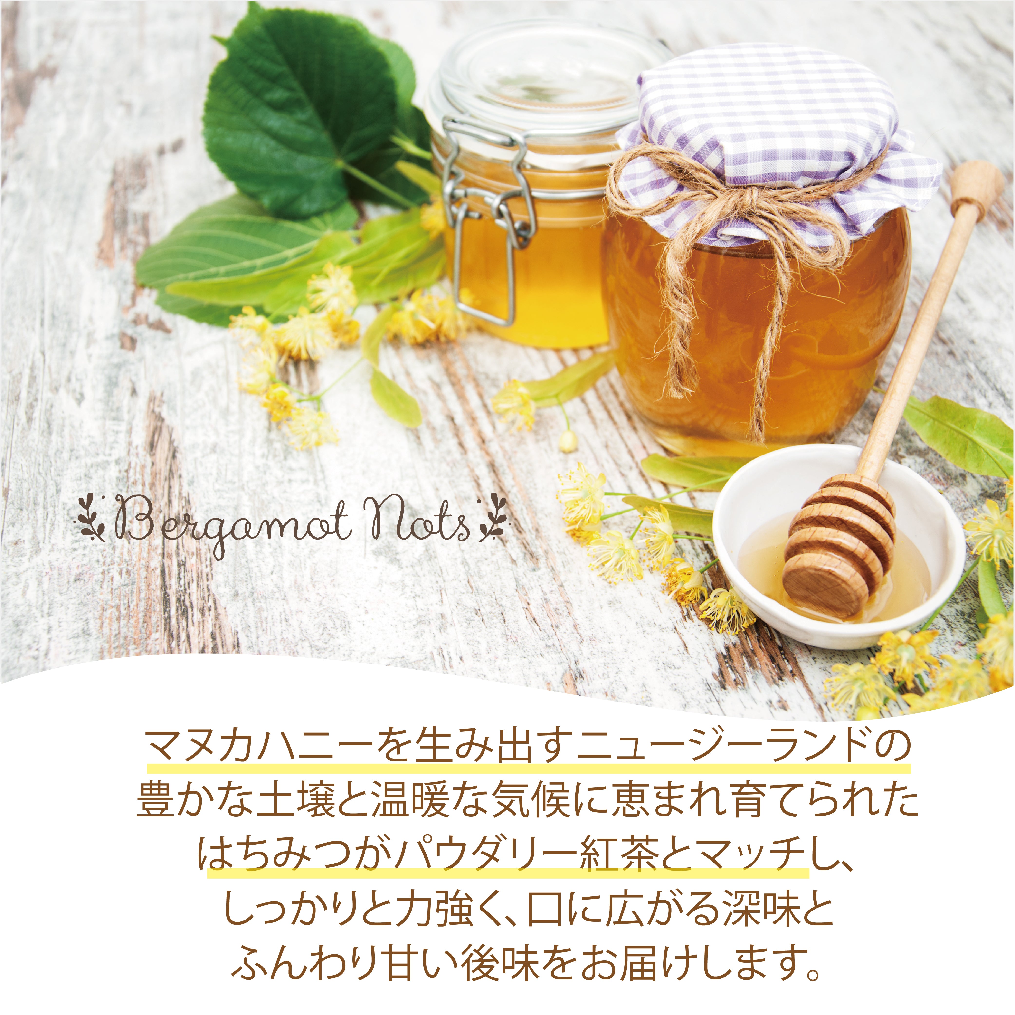 はちみつ紅茶 パウダリー インスタントティー (簡単：お水・お湯にサッと溶ける) ふんわり甘い 低カロリー カテキン ポリフェノール 蜂蜜紅茶（100g、250g）