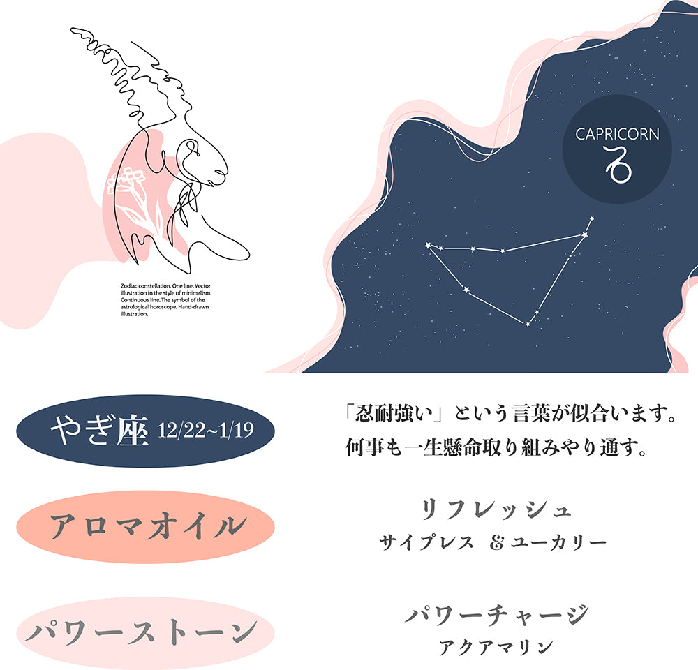 12星座別 パワーストーン入り アロマスプレー やぎ座バージョン サイプレス  ユーカリー リフレッシュ リラクゼーション 瞑想 ヨガ ヒーリング