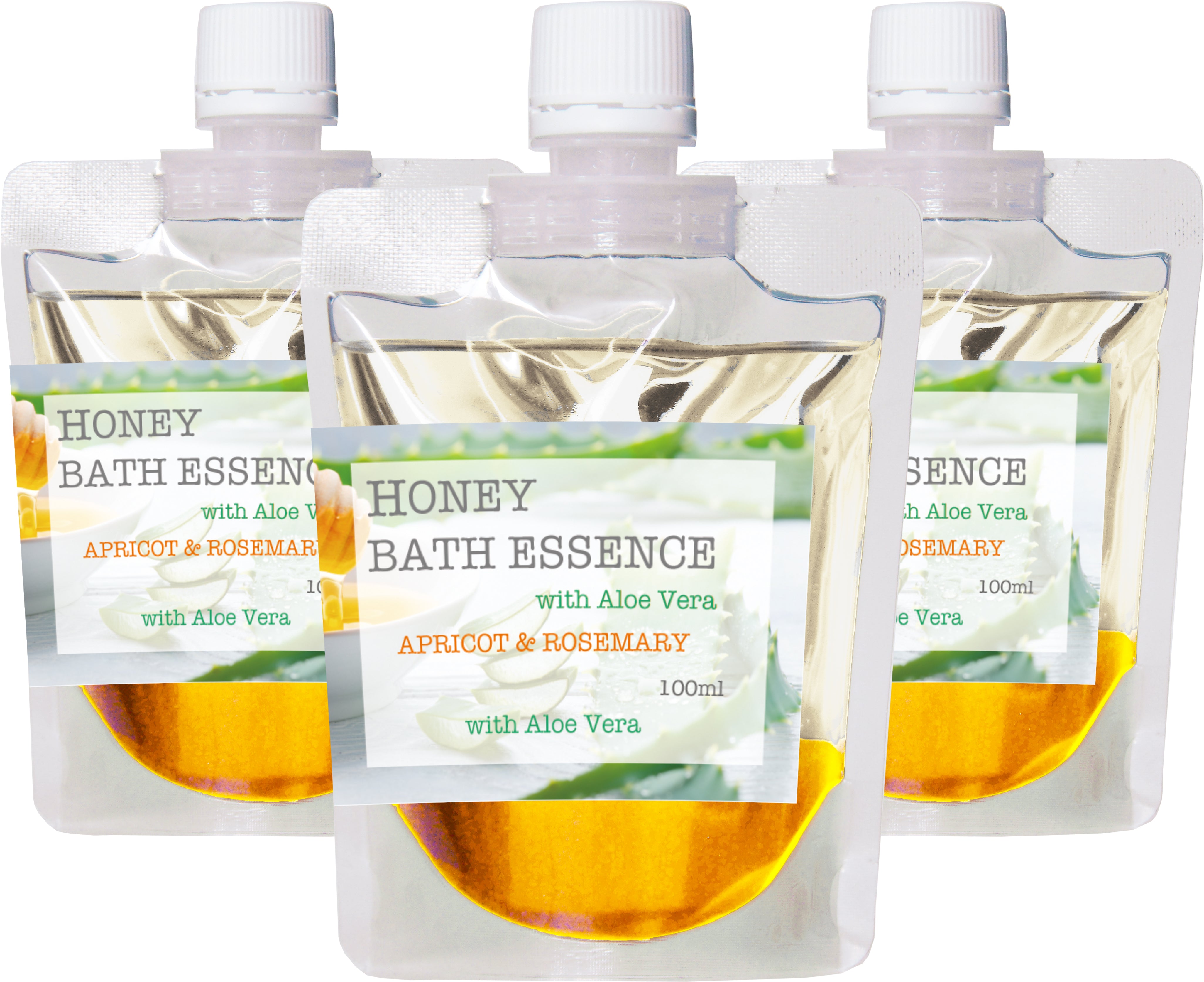 Bergamot-nots ハチミツ ハニーバスエッセンス with アロエベラエキス配合 アプリコット・ローズマリー　アロエ・はちみつ入浴剤 　アロマ芳香沐浴剤