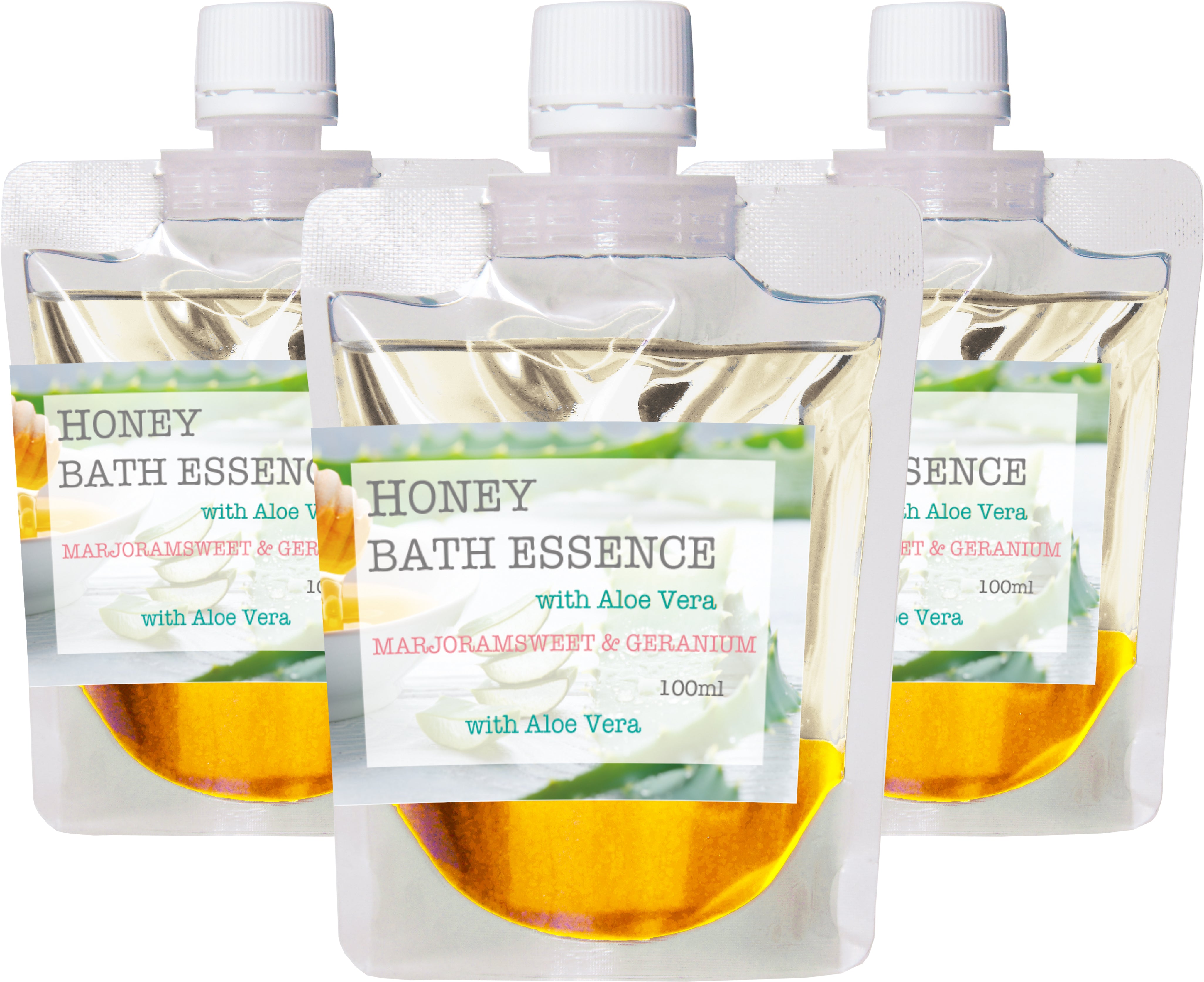 Bergamot-nots ハチミツ ハニーバスエッセンス with アロエベラエキス配合マージョラムスイート・ゼラニウム　 アロエ・はちみつ入浴剤 　アロマ芳香沐浴剤
