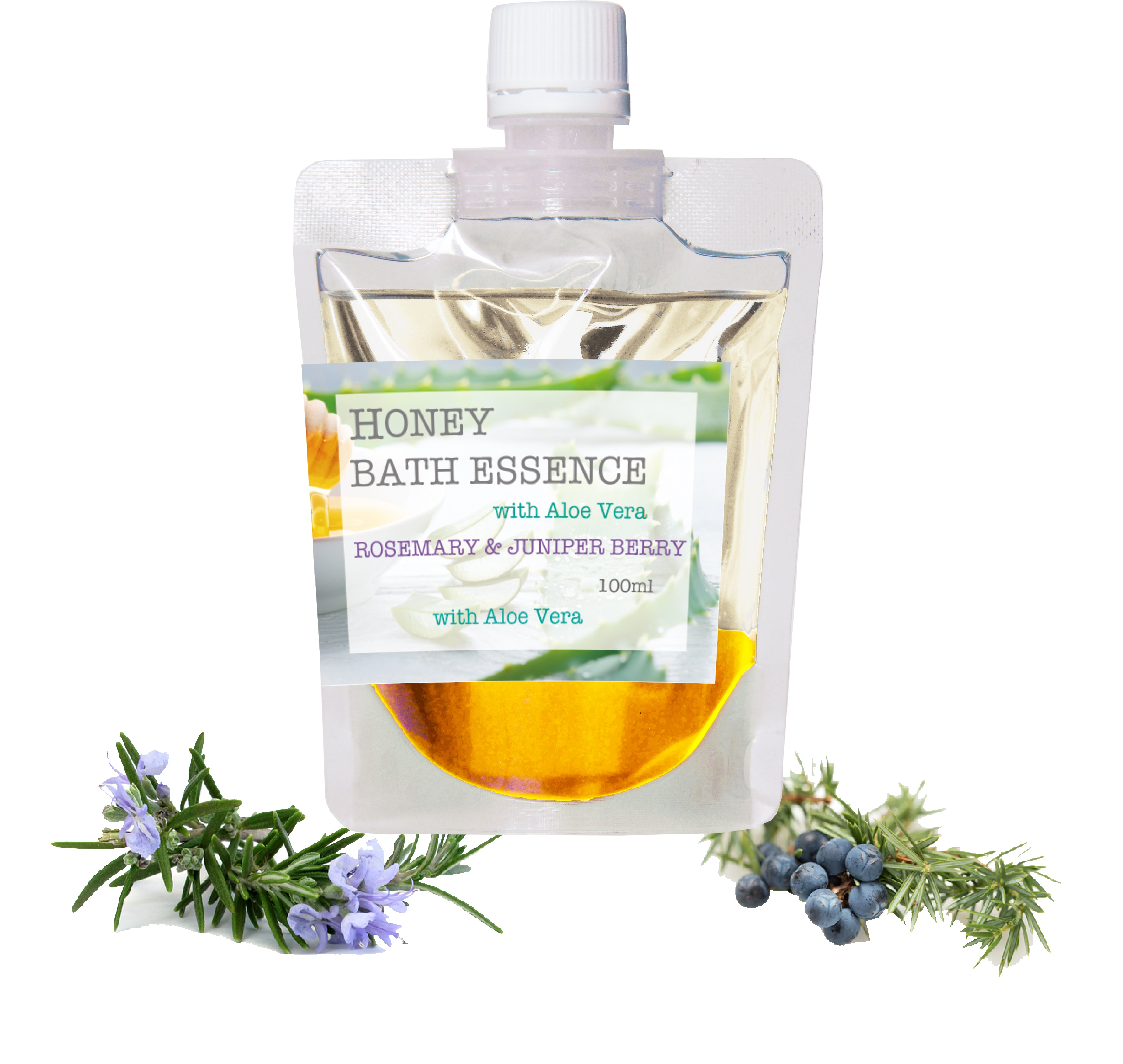 Bergamot-nots ハチミツ ハニーバスエッセンス with アロエベラエキス配合 ローズマリー・ジュニパーベリー アロエ・はちみつ入浴剤 　アロマ芳香沐浴剤