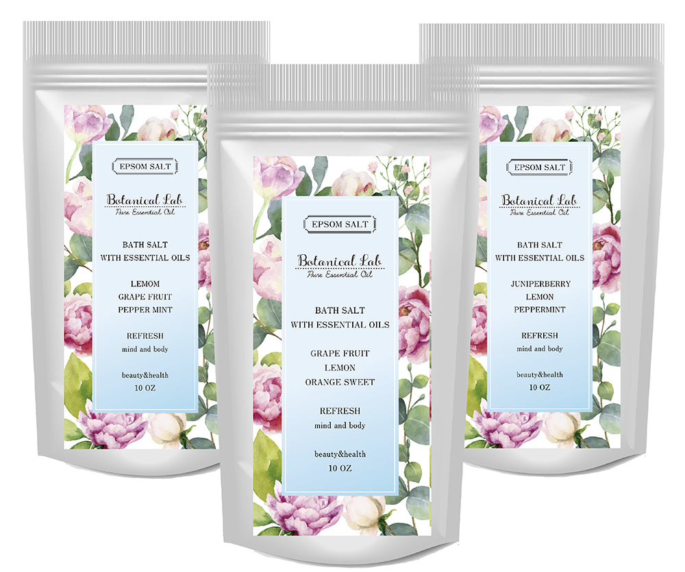 アロマ エプソムソルト (リフレッシュブレンド) 国産純度99.9% マグネシウム 温浴  30回分 バスソルト アロマ 入浴剤