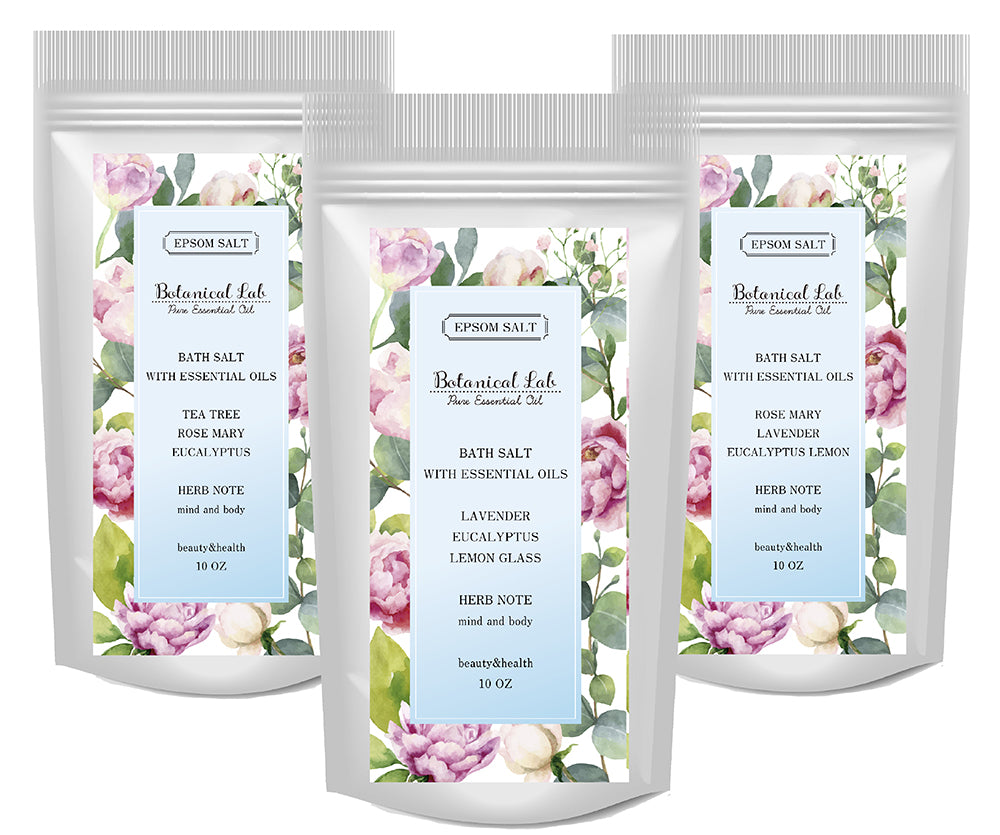 アロマ エプソムソルト (ハーブノートブレンド) 国産純度99.9% マグネシウム 温浴  30回分 バスソルト アロマ 入浴剤