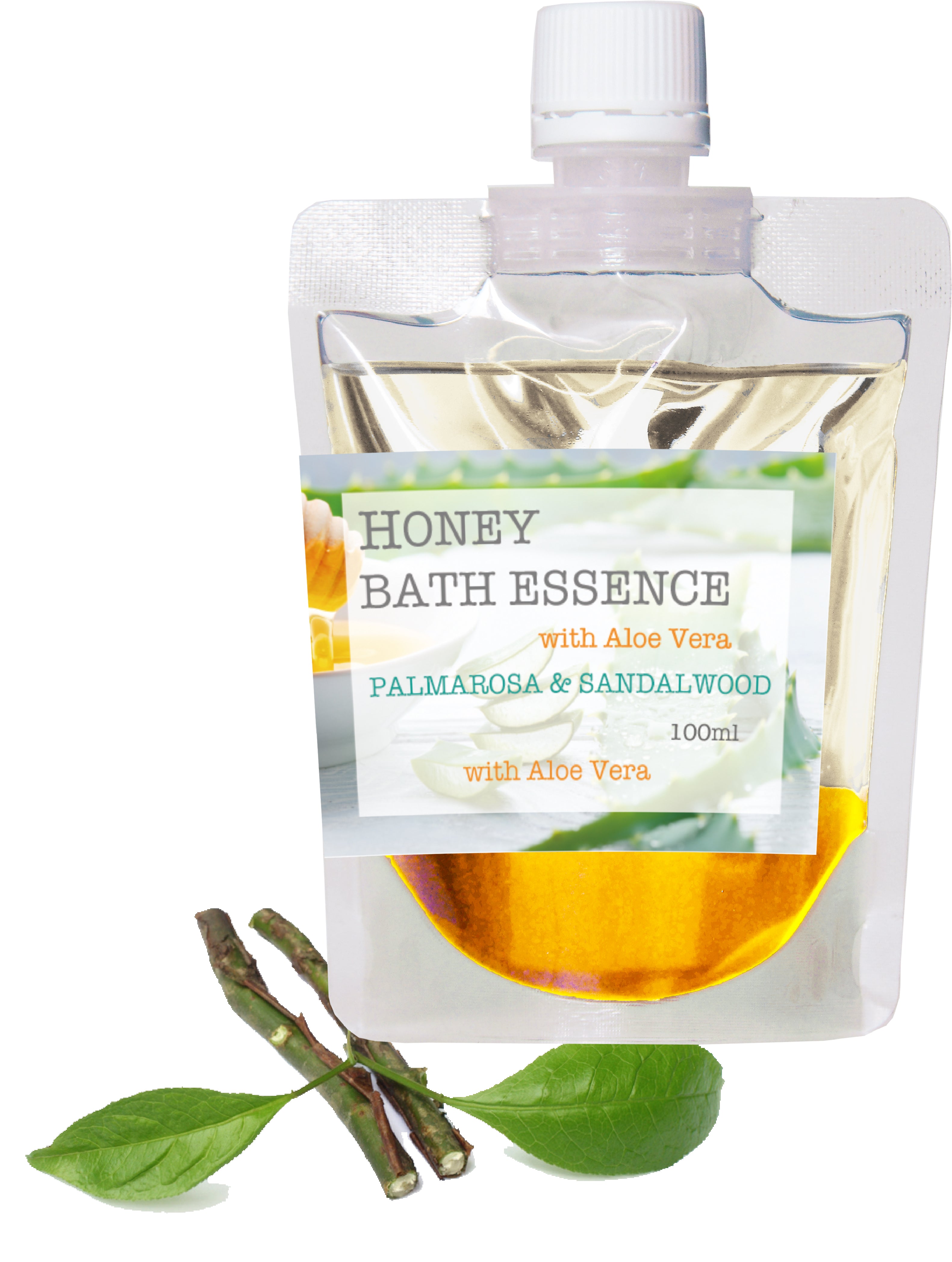 Bergamot-nots ハチミツ ハニーバスエッセンス with アロエベラエキス配合 パルマローザ・サンダルウッド　 アロエ・はちみつ入浴剤 　アロマ芳香沐浴剤