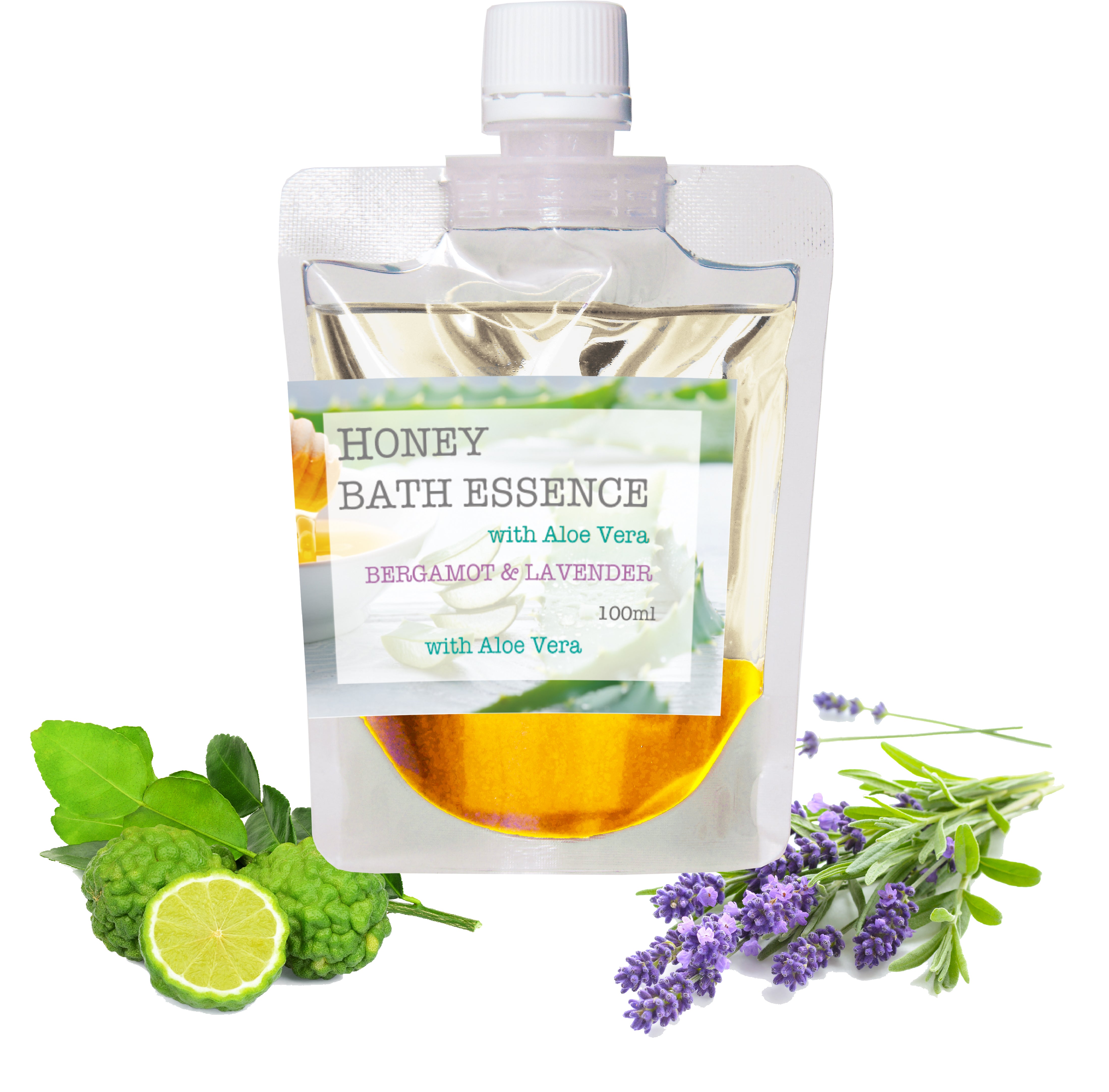 Bergamot-nots ハチミツ ハニーバスエッセンス with アロエベラエキス配合 ベルガモット・ラベンダーアロエ・はちみつ入浴剤 　アロマ芳香沐浴剤