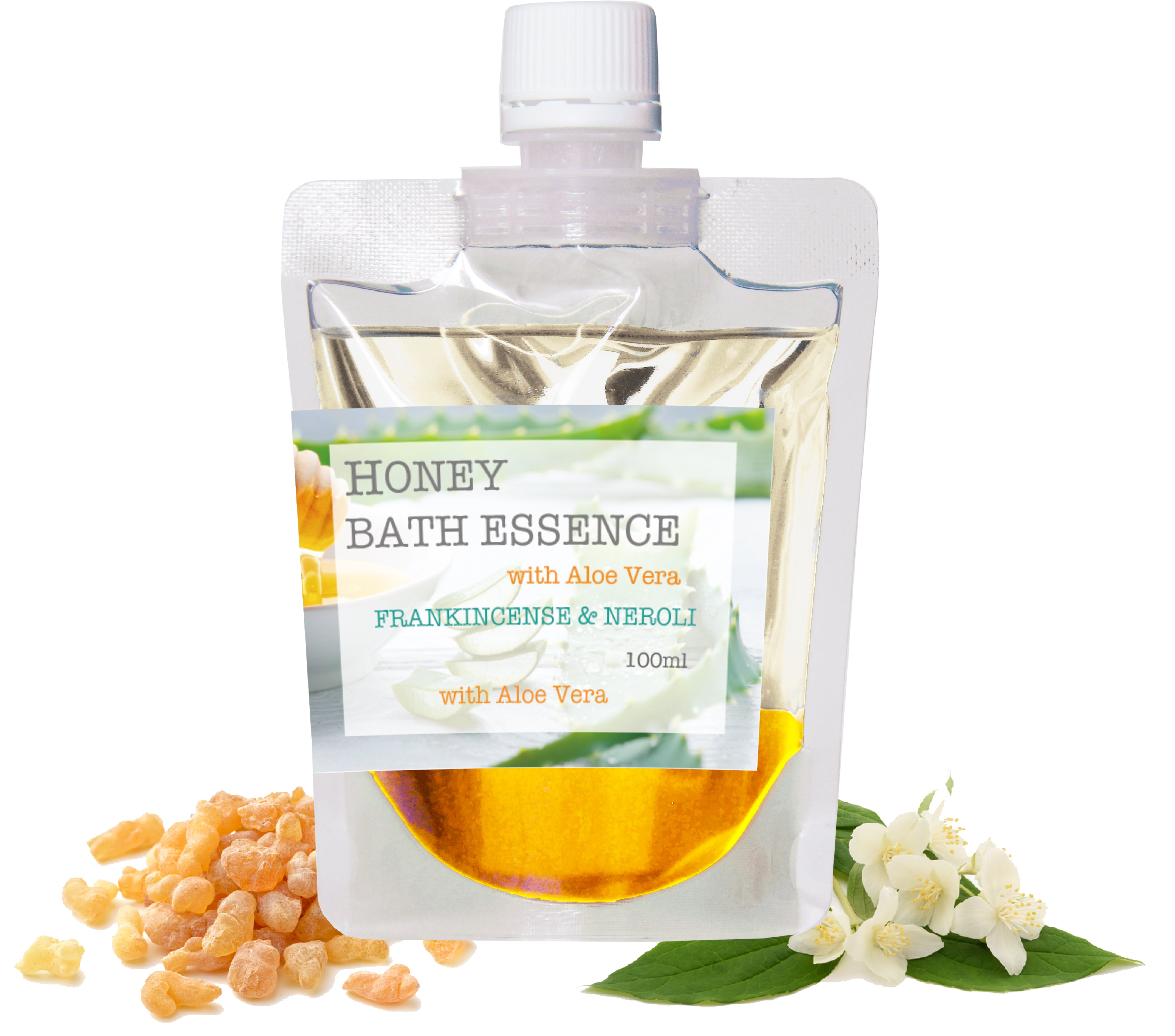 Bergamot-nots ハチミツ ハニーバスエッセンス with アロエベラエキス配合 フランキンセンス・ネロリ アロエ・はちみつ入浴剤 　アロマ芳香沐浴剤